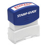 Harland Clarke Pre-Inked Stamp,  inch;Posted, inch; 9/16 inch; x 1 11/16 inch;, Red Ink