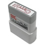 OIC Self-inking Stamp - Message/Date Stamp -  inch;FAXED inch; - 1.50 inch; Impression Width x 0.50 inch; Impression Length - Red - 1 Each