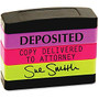 U.S. Stamp & Sign Custom Pre-Inked Stack Stamp - Custom Message Stamp - 3 Line(s) - 50000 Impression(s) - Neon Orange - 1 Each