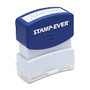 U.S. Stamp & Sign Pre-inked Stamp - Message Stamp -  inch;FAXED inch; - 0.56 inch; Impression Width x 1.69 inch; Impression Length - 50000 Impression(s) - Blue - 1 Each
