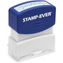 U.S. Stamp & Sign SCANNED Pre-inked Stamp - Message Stamp -  inch;SCANNED inch; - 1.81 inch; Impression Width x 0.63 inch; Impression Length - 50000 Impression(s) - Blue - 1 Each