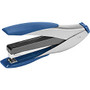 Swingline; SmartTouch&trade; Stapler - 25 Sheets Capacity - 210 Staple Capacity - Full Strip - 1/4 inch; Staple Size - Silver, Blue