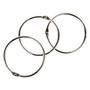 Office Wagon; Brand Binder Rings, 3 inch;, Silver, Pack Of 10
