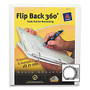 Avery Flip Back Economy Reference View Binder - 1 inch; Binder Capacity - Letter - 8 1/2 inch; x 11 inch; Sheet Size - 175 Sheet Capacity - 3 x Round Ring Fastener(s) - 4 Pocket(s) - Vinyl - Assorted - Recycled - 1 Each
