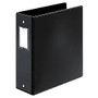 Cardinal; Premier Easy Open; Locking Round-Ring Binder, 3 inch; Rings, 54% Recycled, Black