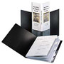 Cardinal; SpineVue; Easy Load ShowFile&trade; With Index Display Books, 8 1/2 inch; x 11 inch;, Black