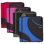 Five Star; Zipper Binder, 8 1/2 inch; x 11 inch;, 1 1/2 inch; Rings, Assorted Colors