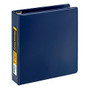 Heavy-Duty D-Ring Binder By [IN]PLACE;, 2 inch; Rings, 100% Recycled, Navy