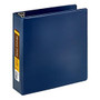 Heavy-Duty D-Ring Binder By [IN]PLACE;, 3 inch; Rings, 100% Recycled, Navy
