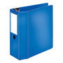 Heavy-Duty D-Ring Reference Binder With Label Holders By [IN]PLACE;, 5 inch; Rings, 45% Recycled, Blue