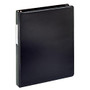Office Wagon; Brand Durable Round-Ring Reference Binder, 1 inch; Rings, Black