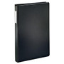 Office Wagon; Brand Round Ring Reference Binder, 1 inch; Rings, Legal Size, Black