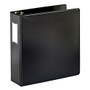 Office Wagon; Durable Slanted D-Ring Binder With Label Holders, 3 inch; Rings, 43% Recycled, Black