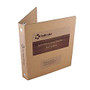 ReBinder&trade; Original Cardboard 3-Ring Binder, 1 inch; Rings, 70% Recycled, Brown Kraft
