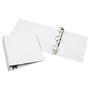 SKILCRAFT; Slanted D-Ring View Binder, 4 inch; Rings, 60% Recycled, White (AbilityOne 7510-01-495-0696)