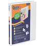 Stride; QuickFit; Angle R-Ring View Binder, 5/8 inch; Rings, 50% Recycled, White