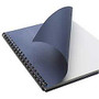 Office Wagon; Brand Linen Embossed Paper Binding Covers, 8 3/4 inch; x 11 1/4 inch;, Navy, Box Of 200