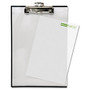 Baumgartens; Double-Panel See-Thru Clipboard, 8 1/2 inch; x 11 inch;, Clear