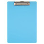 Office Wagon; Brand Acrylic Clipboard, 12 11/16 inch; x 9 inch;, Blue