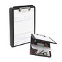 Office Wagon; Brand Binder Box Storage Clipboard, 8 1/2 inch; x 12 inch;, Black