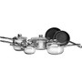 PURELIFE 11pc Stainless Steel Cookware Set