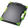 Officemate; OIC; Carry-All Clipboard Box, 15 1/2 inch;H x12 1/2 inch;W x 2 1/4 inch;D, Black/Green