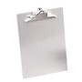 Saunders Clipboard - 1 inch; Clip Capacity - 8.50 inch; x 12 inch; - Clamp - Aluminum - Silver