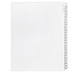 Avery; Allstate;-Style 30% Recycled Collated Legal Exhibit Dividers, 8 1/2 inch; x 11 inch;, White Dividers/White Tabs, 76&ndash;100, Pack Of 25 Tabs