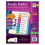 Avery; Ready Index; 30% Recycled Table Of Contents Dividers, 1-10 Tab, Multicolor, Pack Of 6 Sets