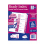 Avery; Ready Index; 30% Recycled Table Of Contents Dividers, 1-5 Tab, Multicolor, Pack Of 24 Sets