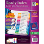 Avery; Ready Index; 30% Recycled Table Of Contents Dividers, 15-Tab, Multicolor, Pack Of 3 Sets