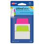 Avery; Ultra Tabs&trade; Repositionable Tabs, Big, 2 inch; x 1.75 inch;, Assorted Neon, Set Of 20 Tabs