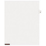 Kleer-Fax; Individual Tab 100% Recycled Legal Exhibit Dividers, Side Tab, Letter Size, 6