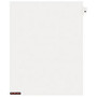 Kleer-Fax; Individual Tab 100% Recycled Legal Exhibit Dividers, Side Tab, Letter Size, B