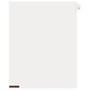 Kleer-Fax; Individual Tab 100% Recycled Legal Exhibit Dividers, Side Tab, Letter Size, Bold Font, 1