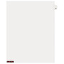 Kleer-Fax; Individual Tab 100% Recycled Legal Exhibit Dividers, Side Tab, Letter Size, Bold Font, B