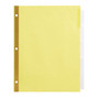 Office Wagon; Brand Insertable Dividers With Big Tabs, Buff, Clear Tabs, 5-Tab