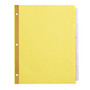 Office Wagon; Brand Insertable Dividers With Tabs, 8 1/2 inch; x 11 inch;, Clear, 5-Tab