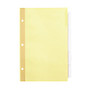 Office Wagon; Brand Mini Insertable Dividers With Tabs, 5 1/2 inch; x 8 1/2 inch;, Clear, 5-Tab