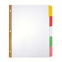 Office Wagon; Brand Write-On Dividers, 5 Tab, 3 sets, Multicolor