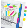 Redi-Tag; Removable Index Tabs, Assorted Colors, 1 1/16 inch; x 1 1/4 inch;, Pack Of 48