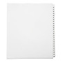 SKILCRAFT; Table of Contents Sheets With Numerical Tabs, 26-50, Legal Size, Clear, Set Of 25 (AbilityOne 7530-01-407-2248)