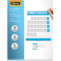 Fellowes Self-Adhesive Laminating Sheets, 9.25 inch; x 12 inch;, 3 mil Thick, Clear, Pack Of 50