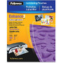 Fellowes SuperQuick Laminating Pouches, Glossy, 8.5 inch; x 11 inch;, 3 mil, Clear, Pack Of 100