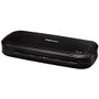 Laminator for light use in home or home office. Laminates documents and photos up to 9 inch; wide