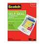 Scotch; Self-Seal Laminating Sheets, 8 1/2 inch; x 11 inch;, Clear, Pack Of 50