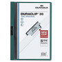 Durable Duraclip; 30 Report Covers, 8 1/2 inch; x 11 inch;, Dark Green