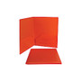 JAM Paper; Heavy-Duty 2-Pocket Presentation Folders, 9 inch; x 12 inch;, 1 inch; Capacity, Orange, Pack Of 6