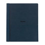 Office Wagon; Brand Clear-Front Report Covers, 8 1/2 inch; x 11 inch;, 1/2 inch; Capacity, Navy, Pack Of 25