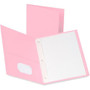 Oxford; Twin-Pocket Portfolio With Fasteners, 8 1/2 inch; x 11 inch;, Pink BCRF, Pack Of 25